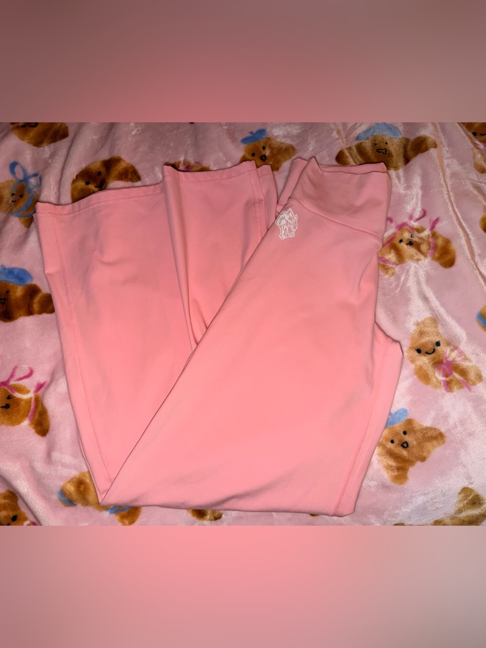 Darc sport Pink wide leg Flared Active Yoga Pants